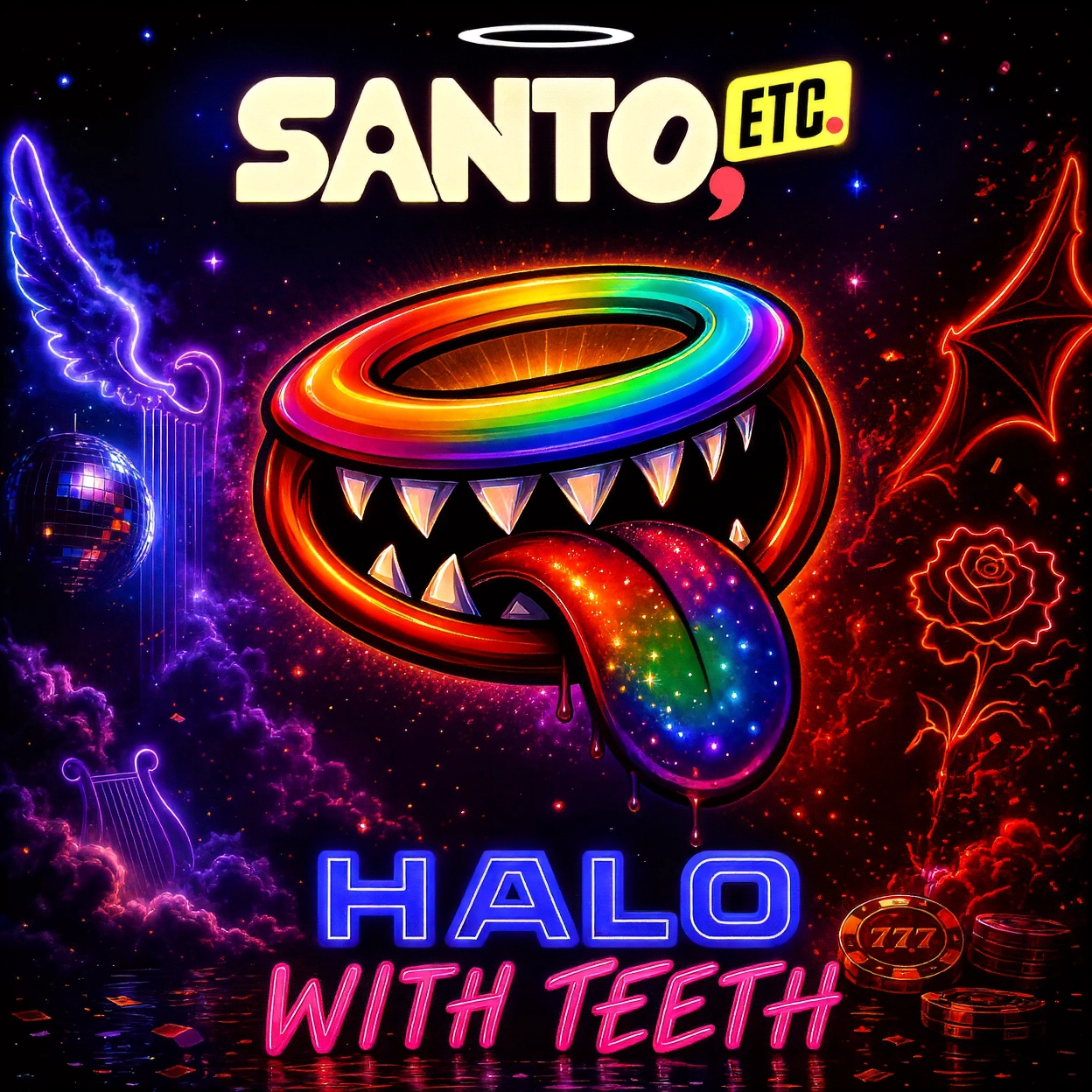 HALO WITH TEETH album cover art